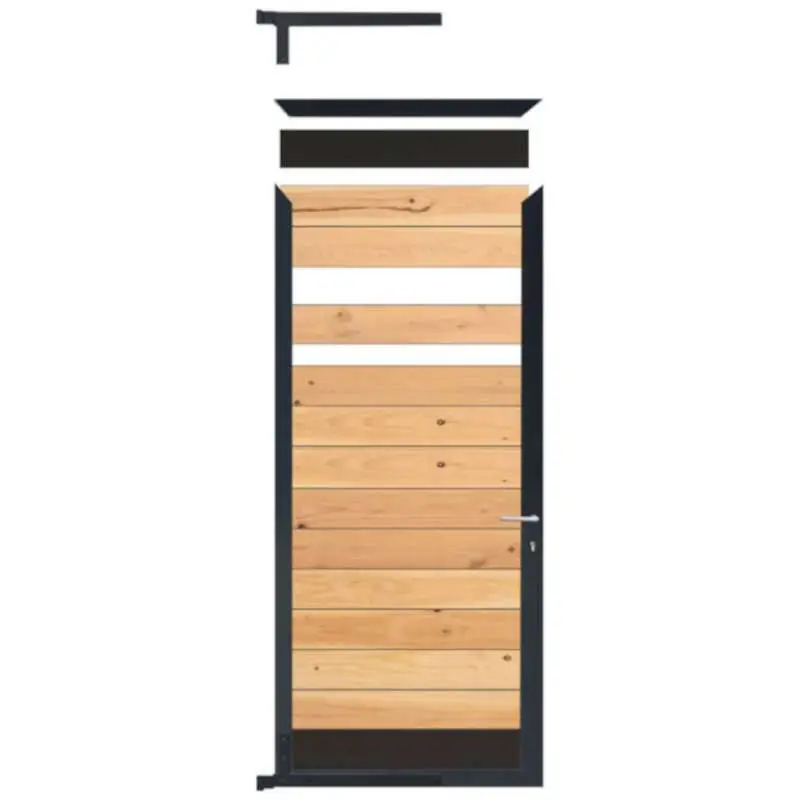 Nieuw Tuindeur frame aluminium Modular - antraciet (90 x 200 cm) inclusief beslag