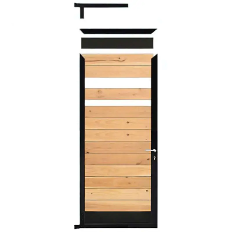 Betrouwbaar Tuindeur frame aluminium Modular - zwart (90 x 200 cm) inclusief beslag