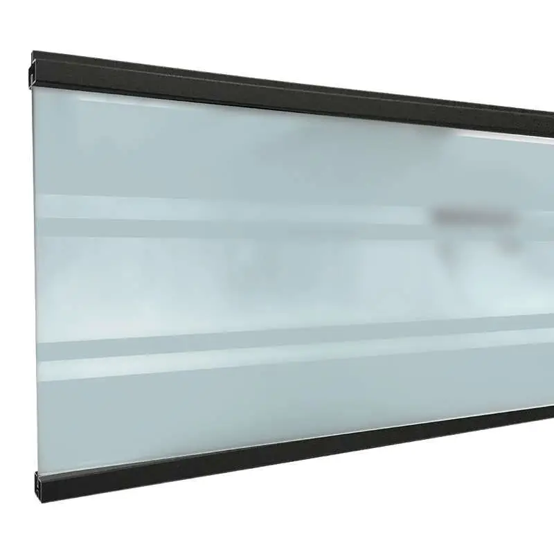 Modular lamel - hardglas - antraciet - 180 x 21 cm Uitverkoop