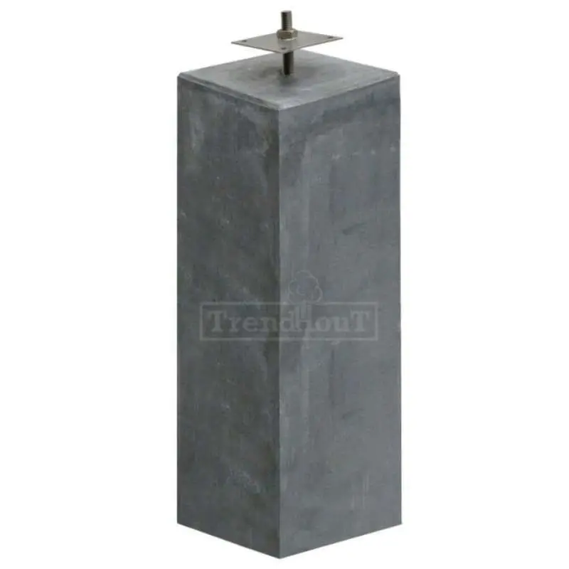 Seizoensaanbieding Betonpoer glad (19 x 19 x 70 cm) incl. stelanker