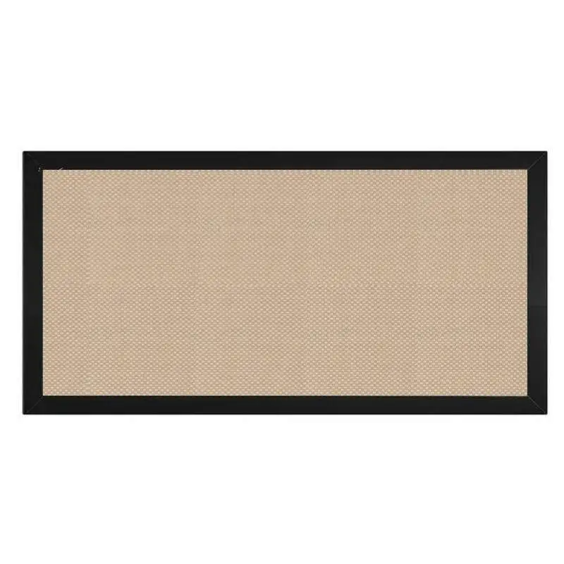 Gereduceerde Prijs Schutting Sereno Textileen Sahara Weave - Zwart aluminium kader (180 x 90 cm)