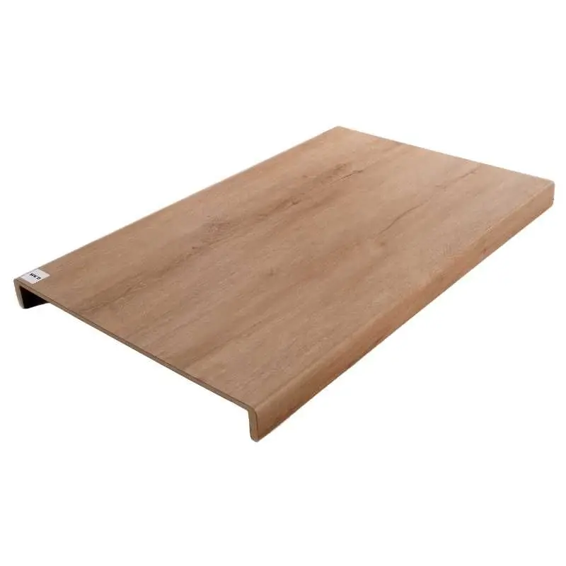 Overzettreden met neus (2 stuks) - PVC toplaag - Eik beige - 140 x 60 cm Gecertificeerd