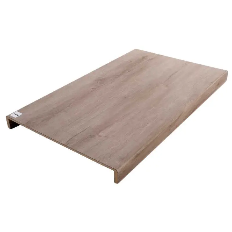 Goedkoop Overzettreden met neus (2 stuks) - PVC toplaag - Eik taupe - 140 x 60 cm