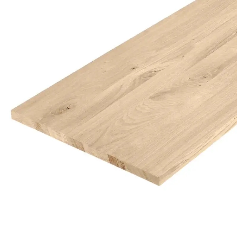 Massief werkblad - Eiken verlijmd - Dikte 2 cm - 2440 x 900 mm Aanbieding