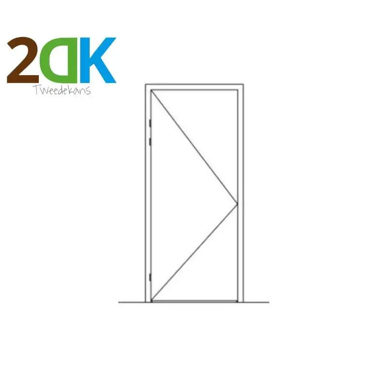 Koop Online Tweedekans - Montagekozijn Match 100 - Alpine wit - Stompe deur 231,5 x 93 cm