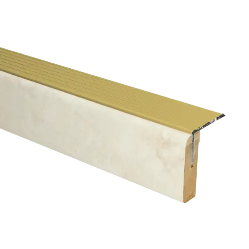 Uitloopprofiel Goud - Lulea Grijs Marmer - 121 x 6,3 cm Direct Beschikbaar