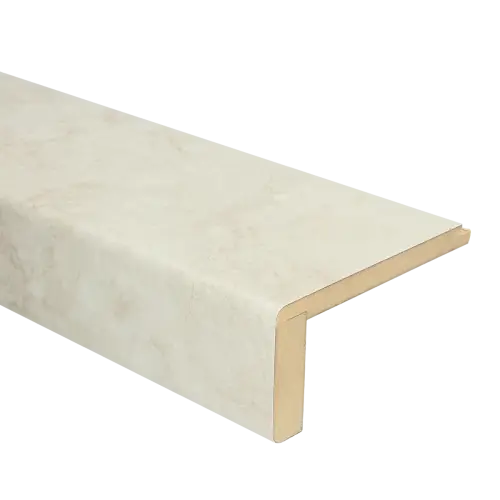Uitloopprofiel doorlopend - Lulea Grijs Marmer - 121 x 6,3 cm Korting