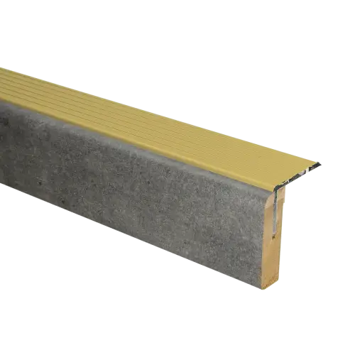 Shop Nu Uitloopprofiel Goud - Trelleborg Kalksteen - 121 x 6,3 cm