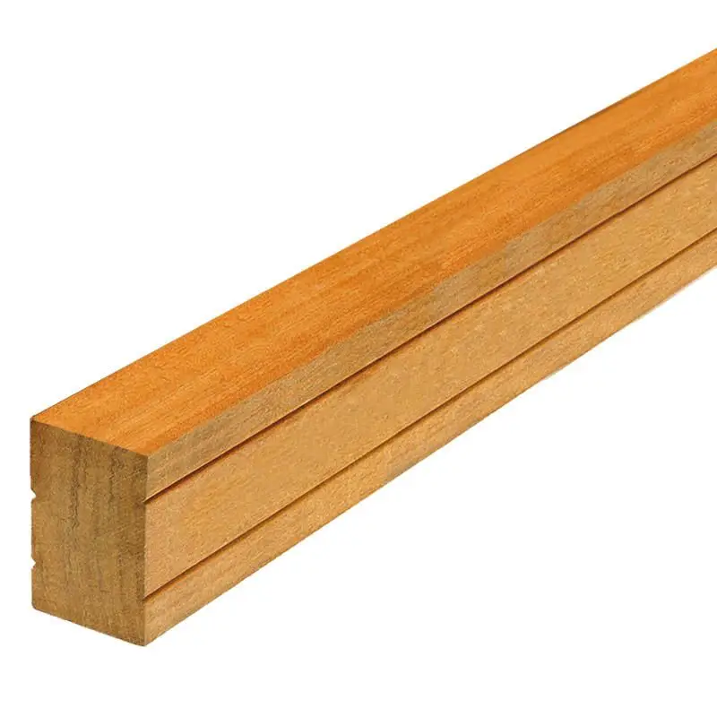 Koop Vandaag Balk hardhout bankirai 40 x 60 mm - geschaafd v-groef (3,65 mtr)