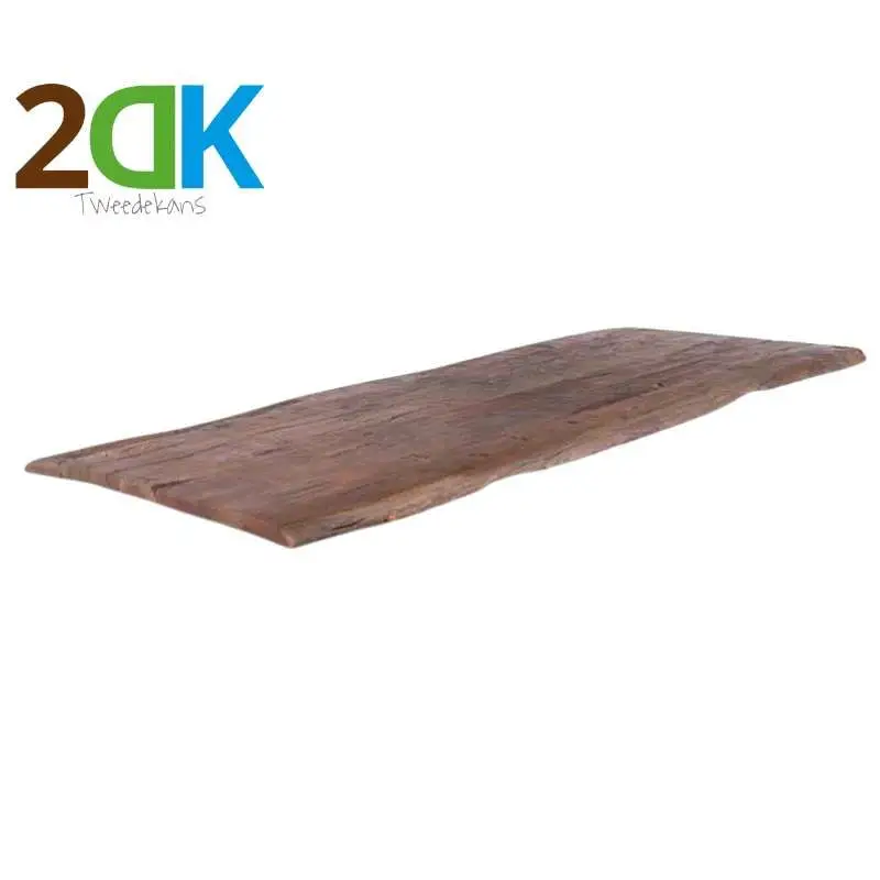 Nieuw Tweedekans - Boomstamtafelblad massief Acacia Oud Hout - 160 x 100 cm - Dikte 5 cm