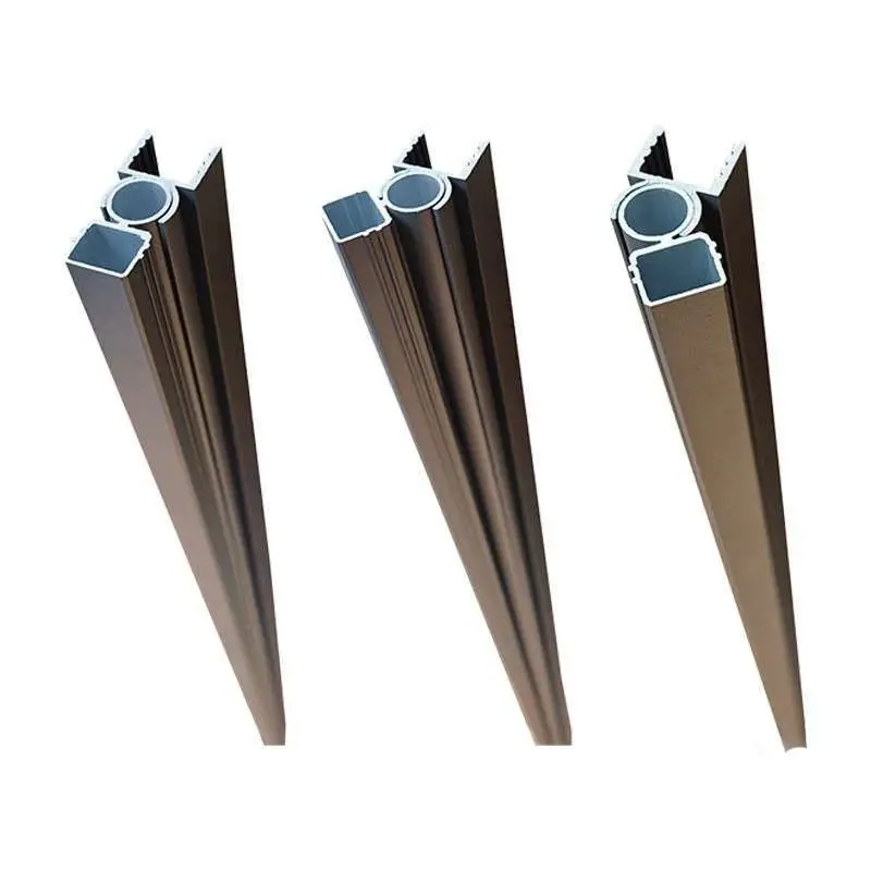 Fabrieksprijs Draaibaar adapterprofiel zelfbouw Modular/Mix & Match antraciet aluminium 2,5 x 5,5 x 200 cm