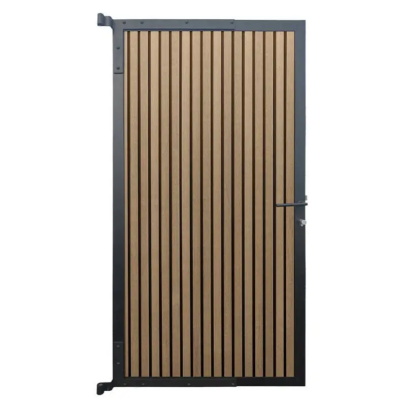 Tuindeur composiet co-ex Dark Line - Oak and black (90 x 180 cm) Dagaanbieding