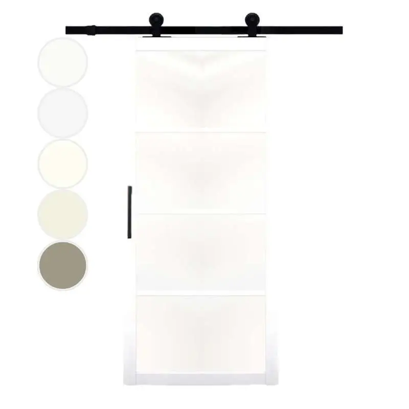 Merkproduct Schuifdeur - Nero Legno - Chiari - Voorbehandeld wit