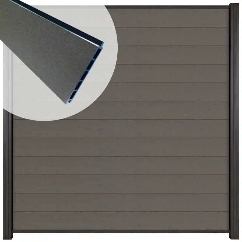 Schutting composiet Mix & Match rockgrey (180 x 180 cm) Gecertificeerd