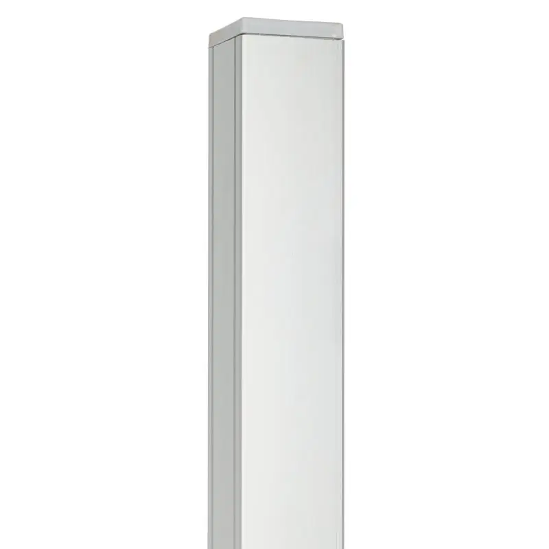 Hekpaal aluminium blank met cypresse kern 6,8 x 6,8 cm Laatste Versie