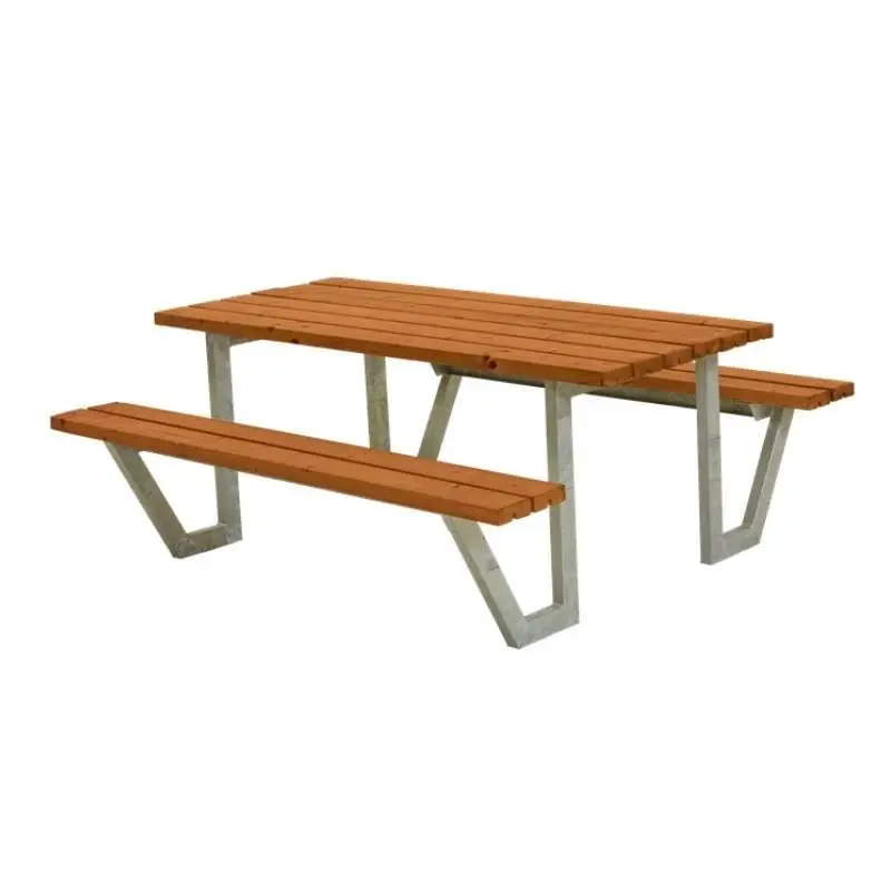 Hoge Kwaliteit Picknicktafel vuren gegrond teak - Wega - 177 cm