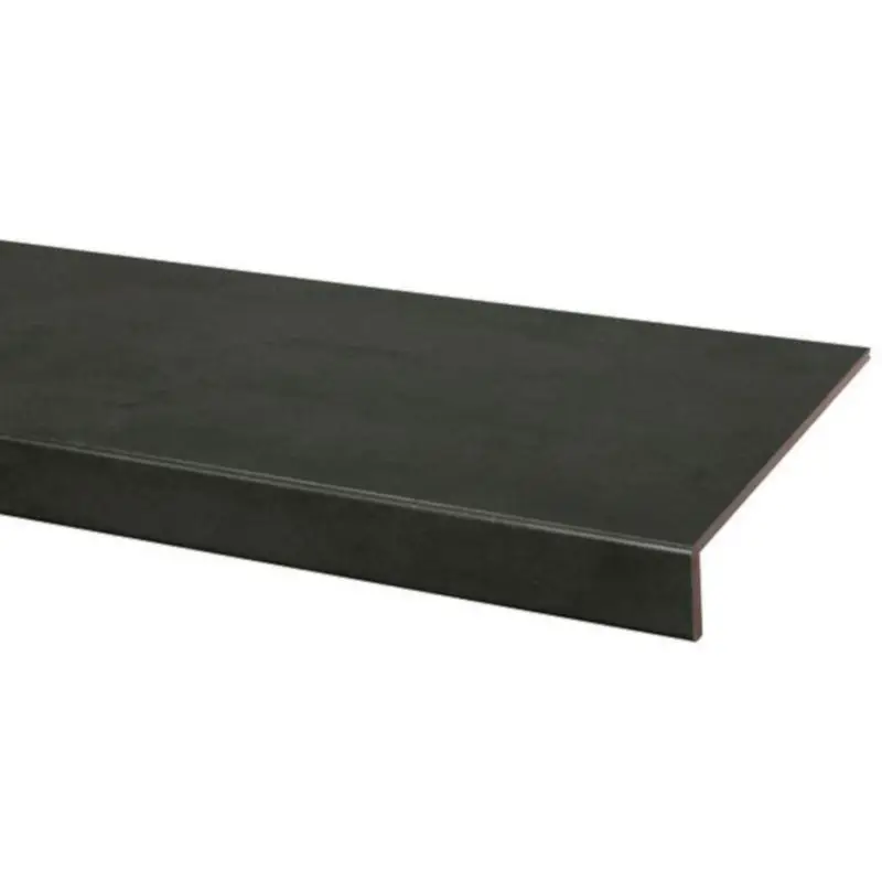 Speciale Aanbieding Overzettrede met neus - Laminaat - Betonlook antraciet