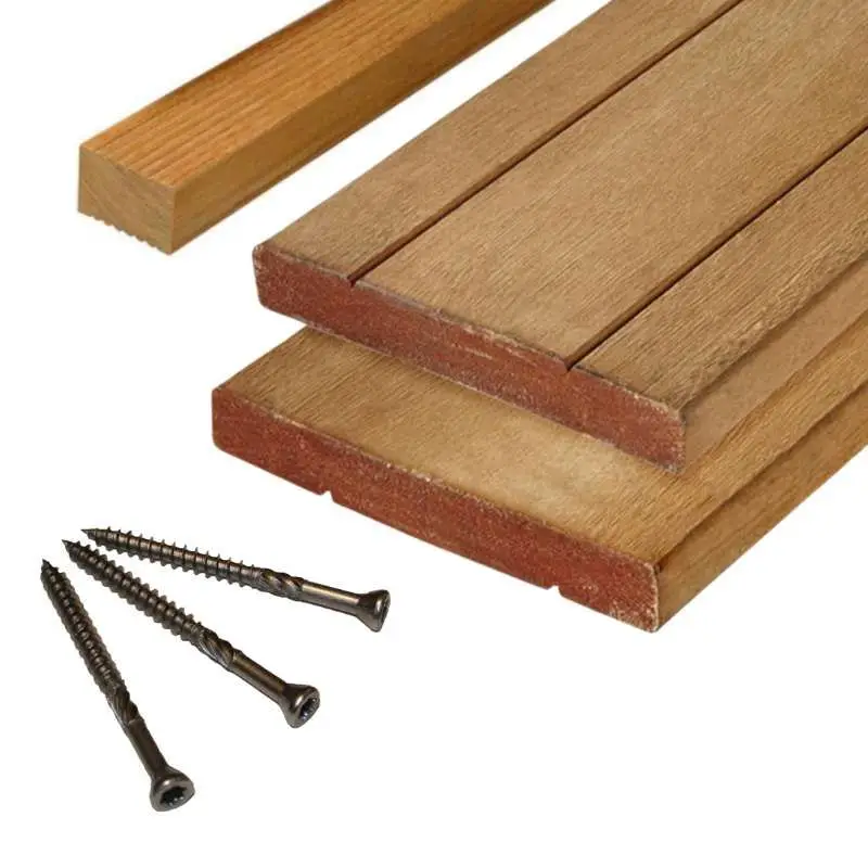 Vlonderplank totaalpakket hardhout Kapur 2,8 x 19 cm (3,95 mtr) v-groef/vlak Fabrieksprijs