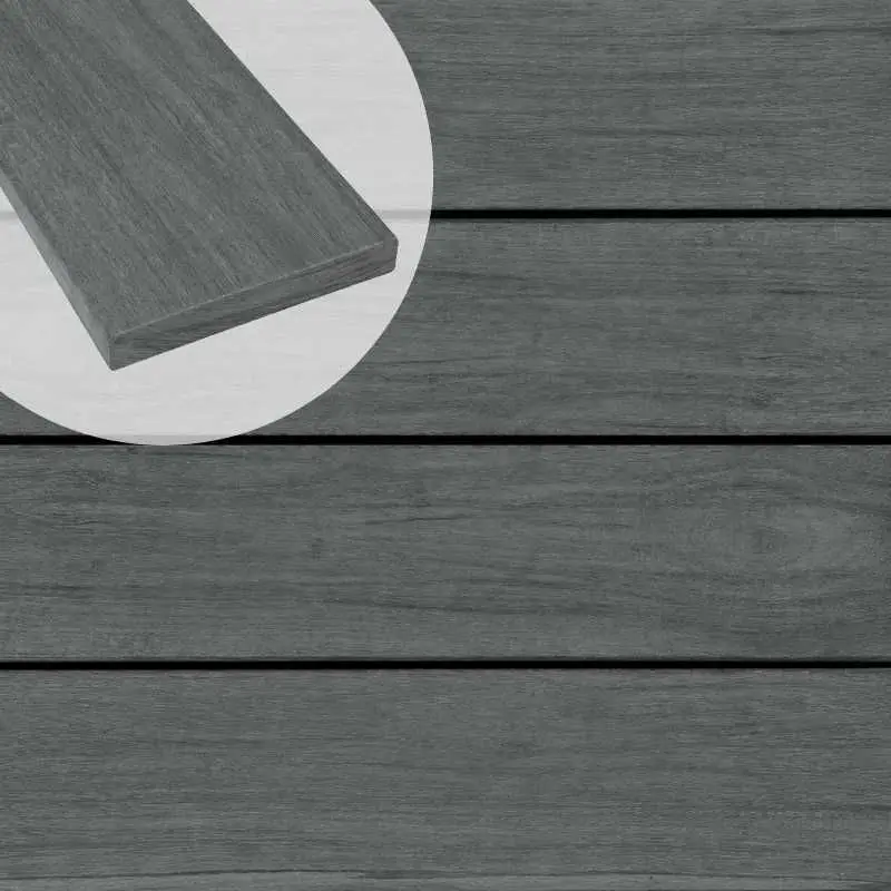 Vlonderplank Accoya gray 2,5 x 14,0 cm vlak voor clips Op = Op