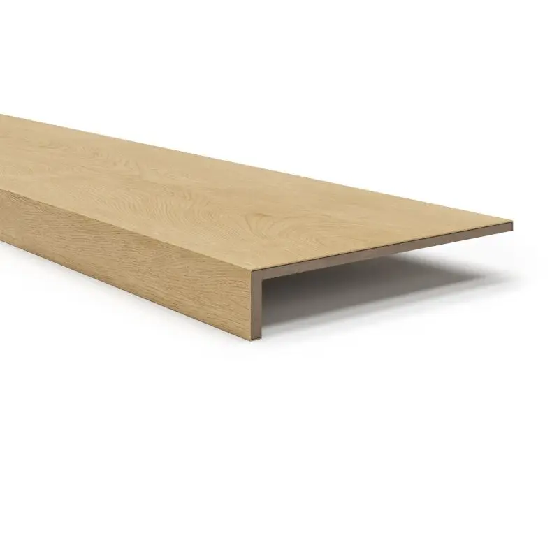 Overzettrede met neus (2 stuks) - PVC toplaag - Nougat oak Direct Verzonden