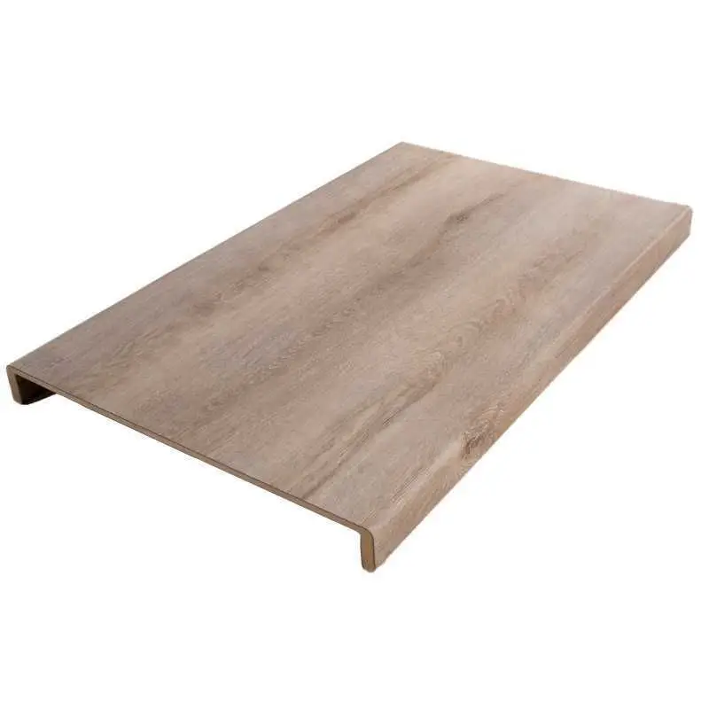Overzettrede met neus (2 stuks) - PVC toplaag - Eik vergrijsd Express Levering