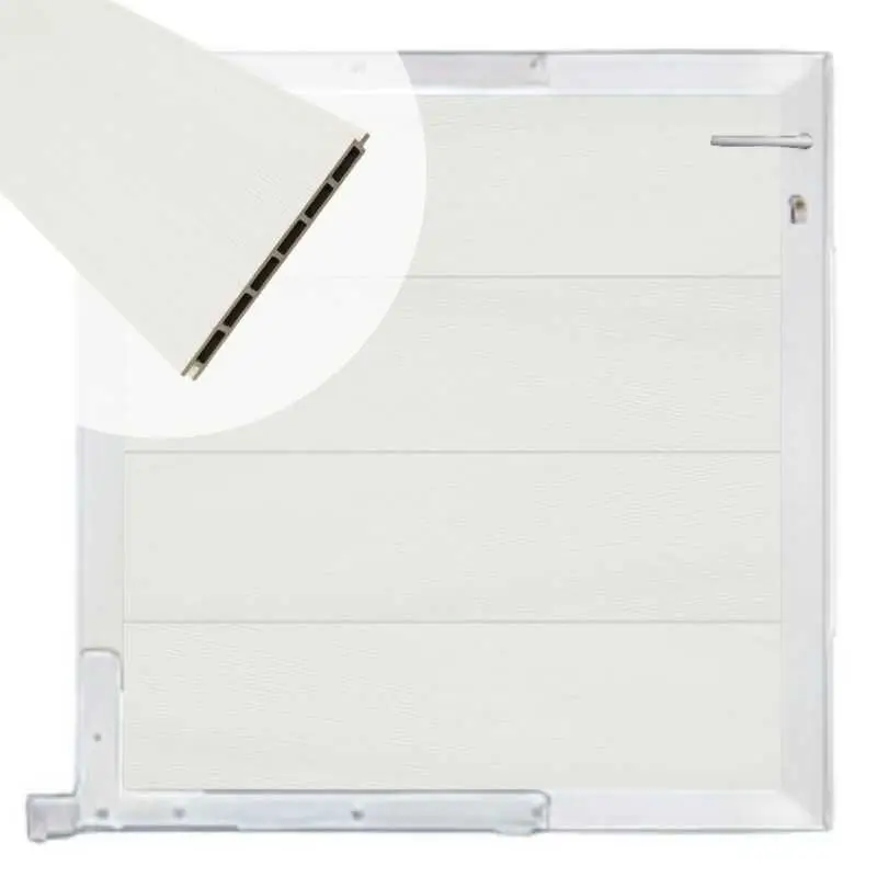 Dagaanbieding Tuinpoort aluminium blank frame Modular - composiet co-ex wit (90 x 90 cm)