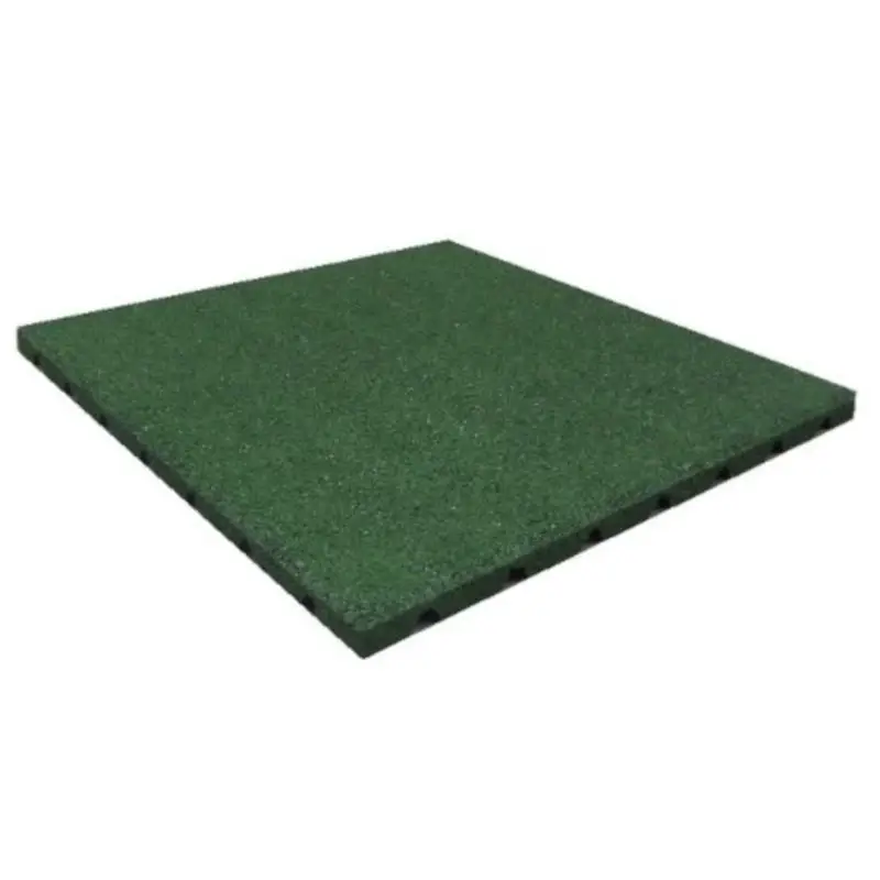 Terrastegel Rubber 50 x 50 cm 25 mm groen Actieprijs