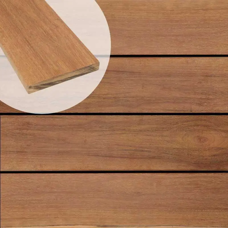 Exclusieve Aanbieding Vlonderplank hardhout Ipé 2,1 x 14,5 cm (5,50 mtr) geschaafd