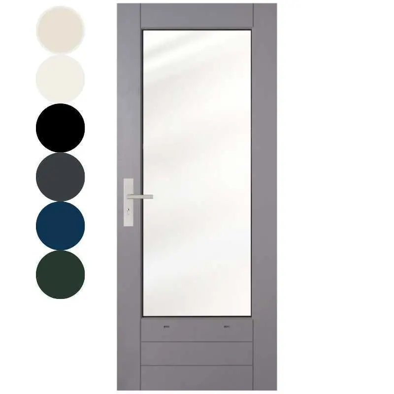 Beste Prijs Achterdeur IsoTherm 1400 - Outdoor 40 stomp voorbehandeld grijs - Borstwering 40 cm