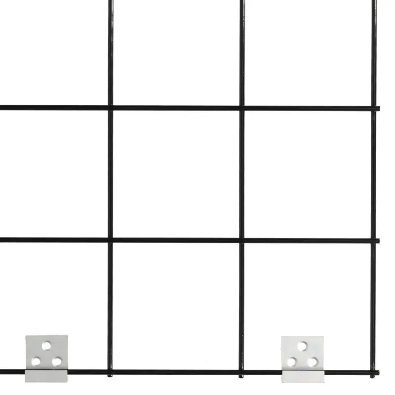 Betrouwbaar Afstandhouder voor draadmat - Blank aluminium - 32 x 35 mm
