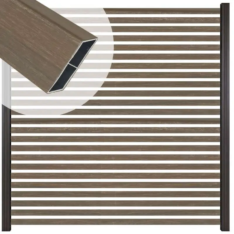 Beperkte Voorraad Zelfbouw schutting Louvre Rhombus ipé - tbv antraciet aluminium palen (180 x 180 cm)