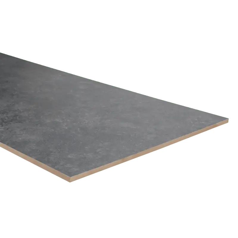 Dubbel stootbord grafiet 138 x 40 cm Finale Uitverkoop