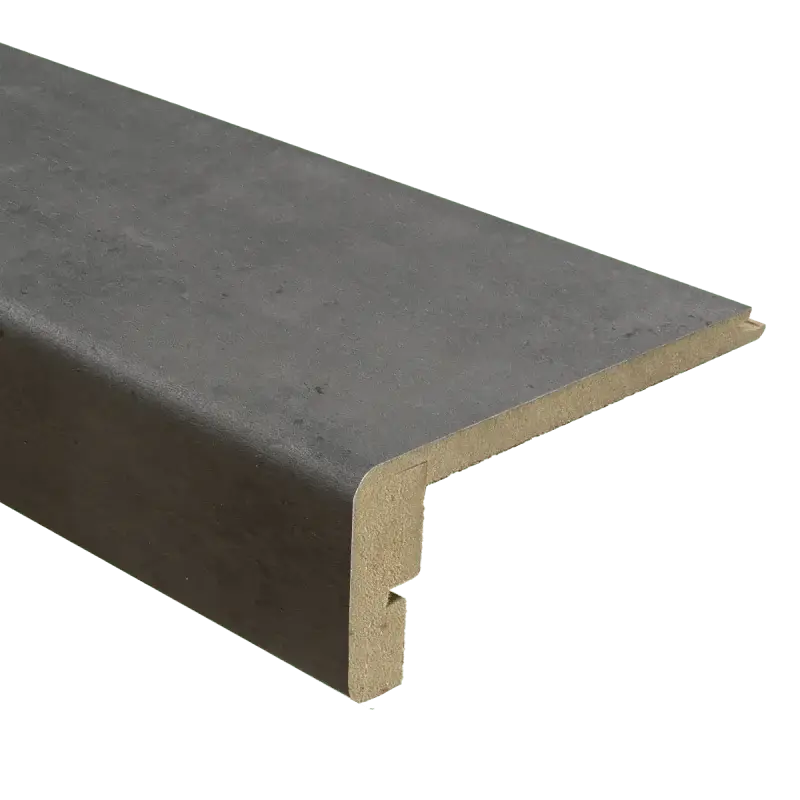 Fabrieksprijs PP uitlooptr. Unicl. beton grijs PRO 138 x 13,2 cm