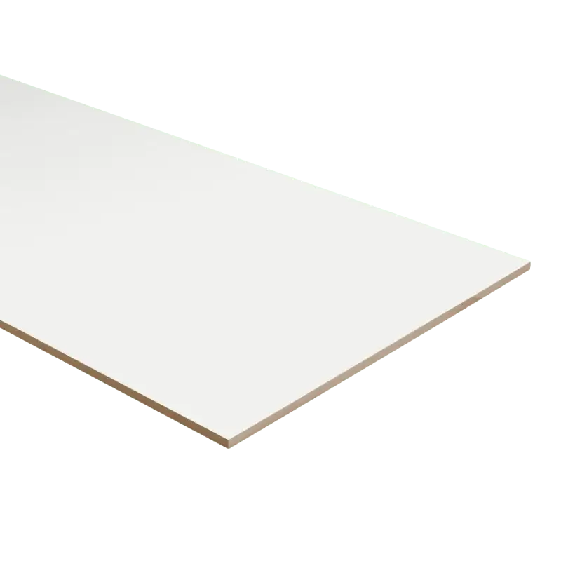Gereduceerde Prijs Dubbel stootbord folie 92 x 40 cm RAL9003/RAL9016