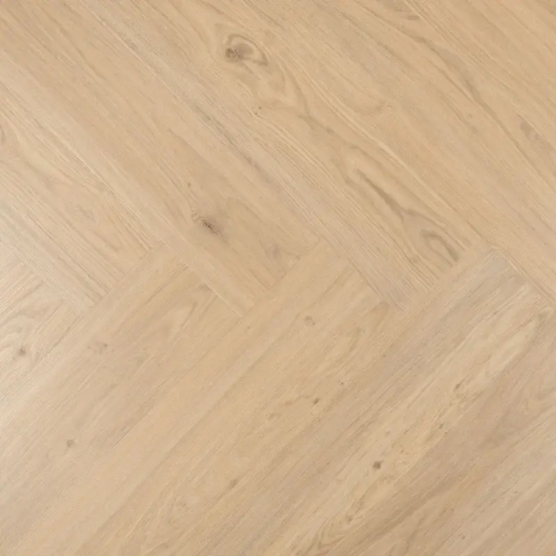 Betrouwbaar DD PVC klik brede visgraat crème brûlée
