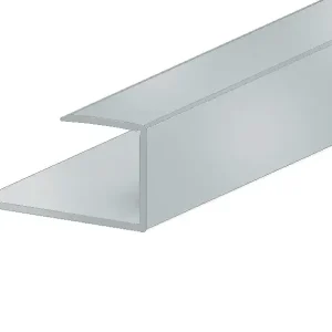 Favoriet JOKA PARO Akustik Alu U-Eindprofiel voor vlakke montage PPU001 Edelstaalmat 20x20mm 3,05mtr