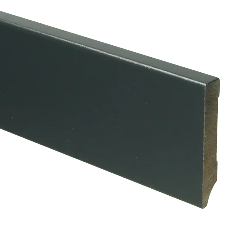 MDF Moderne plint 70×12 voorgelakt RAL 7016 Tijdelijk Beschikbaar