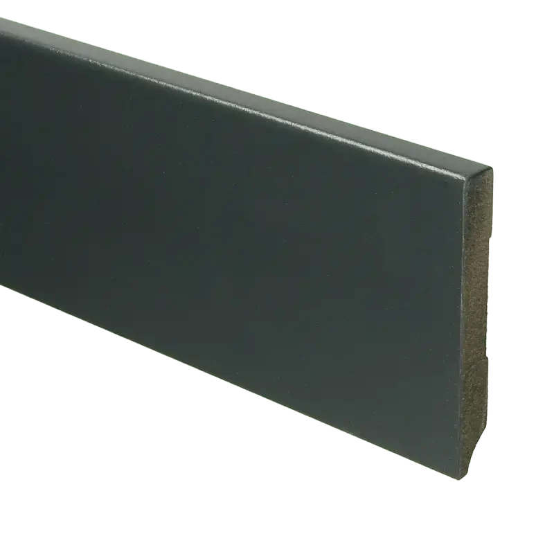 Veilige Betaling MDF Moderne plint 90×12 voorgelakt RAL 7016