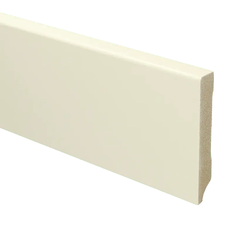 Merkproduct MDF Moderne plint 90×15 voorgelakt RAL 9001
