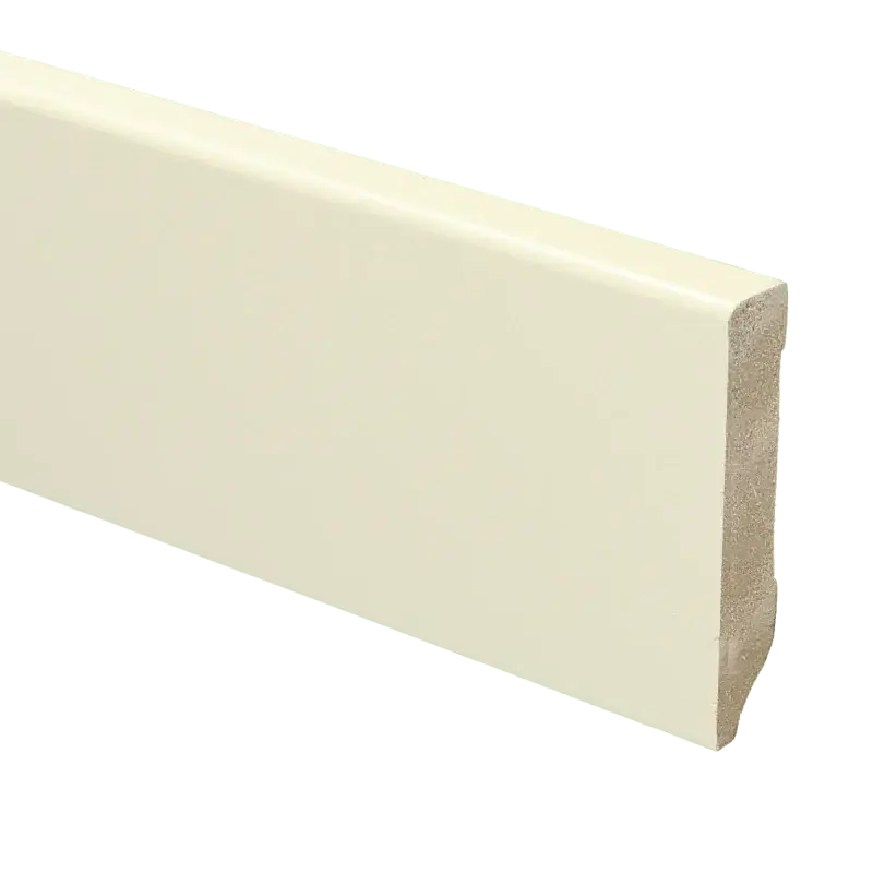 MDF Moderne plint 70×12 voorgelakt RAL 9001 Voordeelprijs