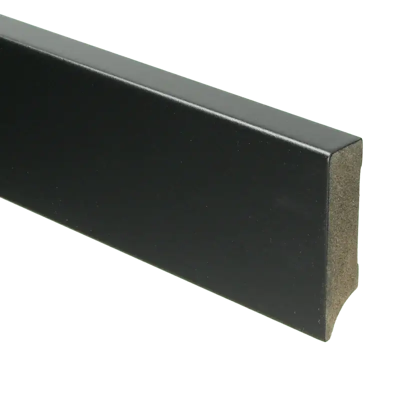 MDF Moderne plint 70×18 voorgelakt RAL 9005 Bestel Nu