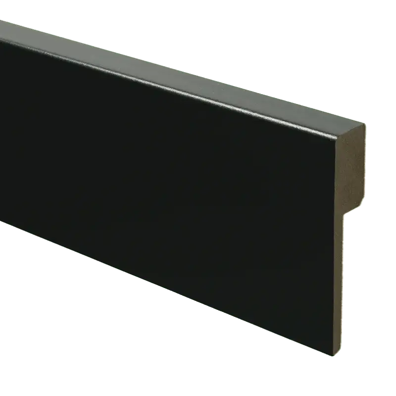 MDF Renovatieplint modern 90×18 voorgel. RAL 9005 Betaalbaar