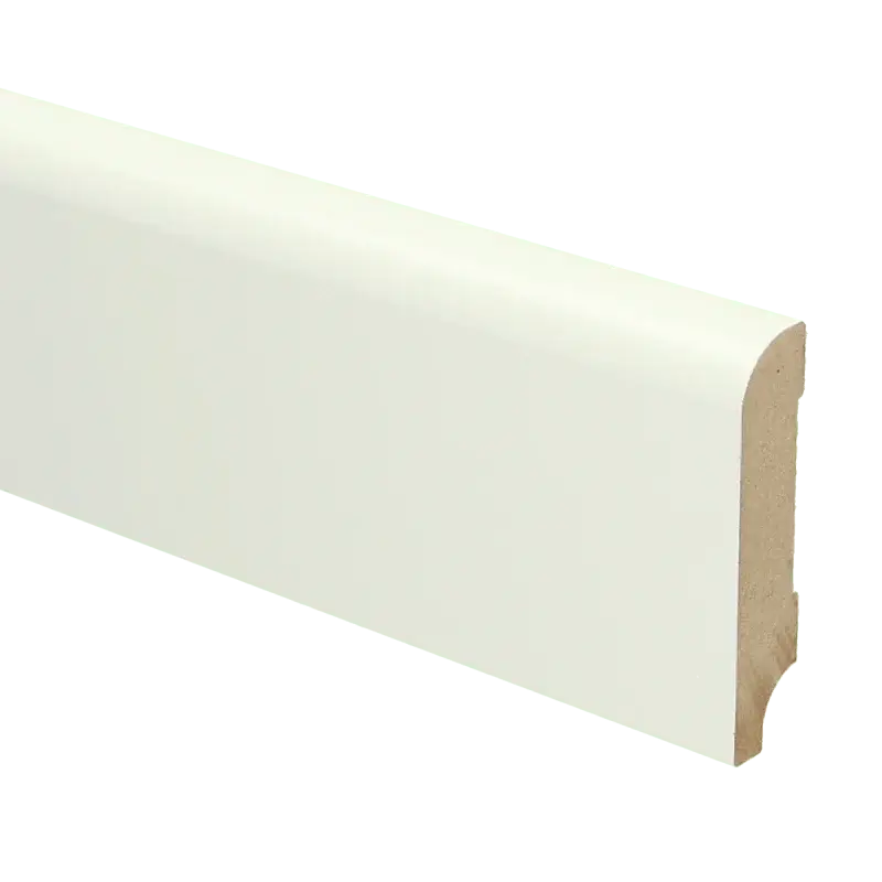MDF Koloniale plint 70×15 wit voorgelakt RAL 9010 Op = Op