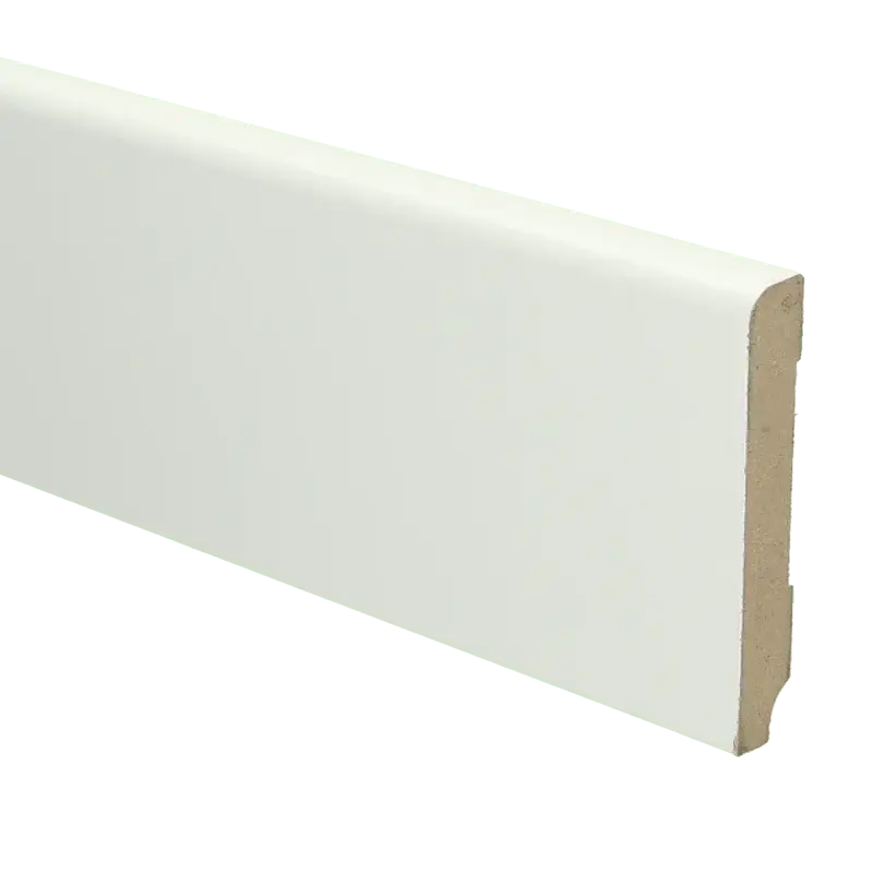 MDF Koloniale plint 90×15 wit voorgelakt RAL 9010 Flitsaanbieding