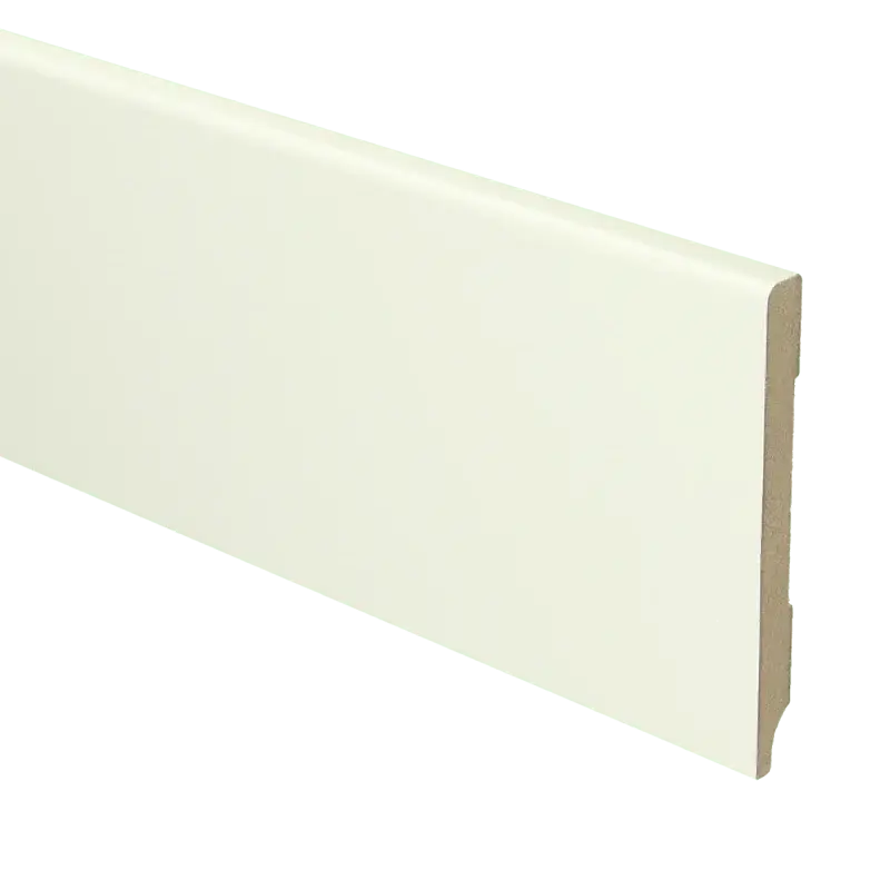 MDF Moderne plint 90×9 wit voorgelakt RAL 9010 Goedkoop