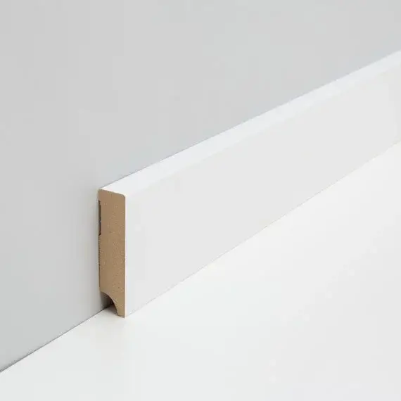 JOKA Plint MDF folie M#431 CUBE 14x 58mm Wit WS16 2,40mtr Must-Have