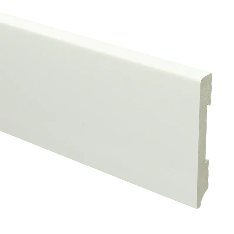 Watervaste kunststof Moderne plint 90×12 wit Nu Kopen