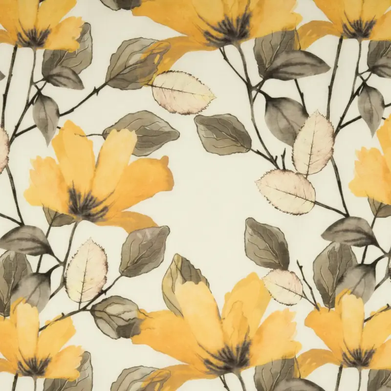 Gordijnstof Amapola Amapola gelb 320 A 120 x 80 623315 kleur 382 Laatste Kans
