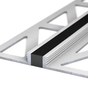 Voeg-/Dilatatieprofiel Aluminium 4,5 mm Zwart 300cm nr. 771 7712532300 Direct Verzonden