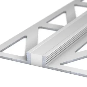 Voeg-/Dilatatieprofiel Aluminium 4,5 mm Zilvergrijs 300cm nr. 771 7712545300 Gecertificeerd